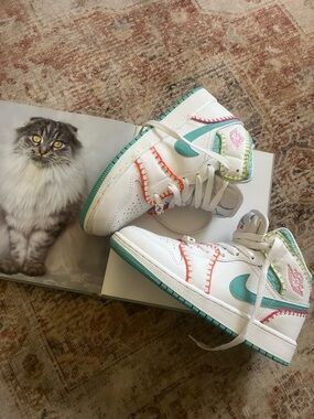 Air Jordan 1 Mid SE GS 'Multi Knit'